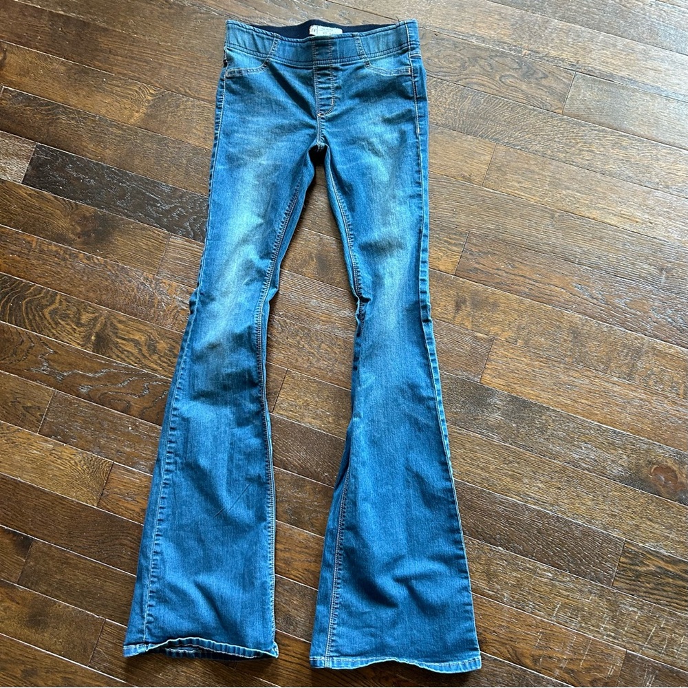 NWOT Free People Penny Pull On Flare 27 Long